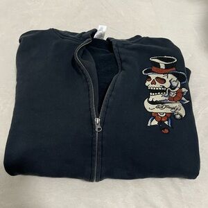 Vintage Ed Hardy Skull Zip Up Jacket